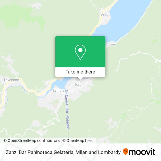 Zanzi Bar Paninoteca Gelateria map