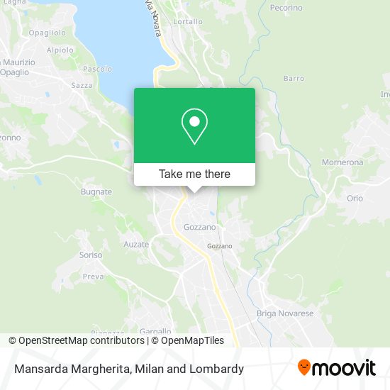 Mansarda Margherita map