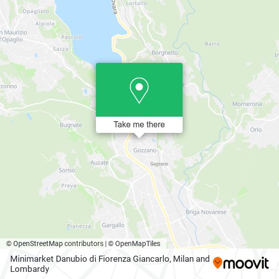 Minimarket Danubio di Fiorenza Giancarlo map