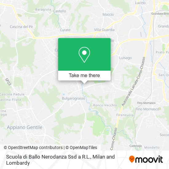 Scuola di Ballo Nerodanza Ssd a R.L. map