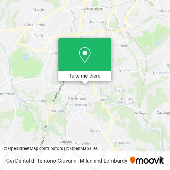 Gei Dental di Tentorio Giovanni map