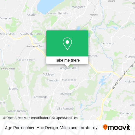 Age Parrucchieri Hair Design map