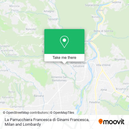 La Parrucchiera Francesca di Ginami Francesca map