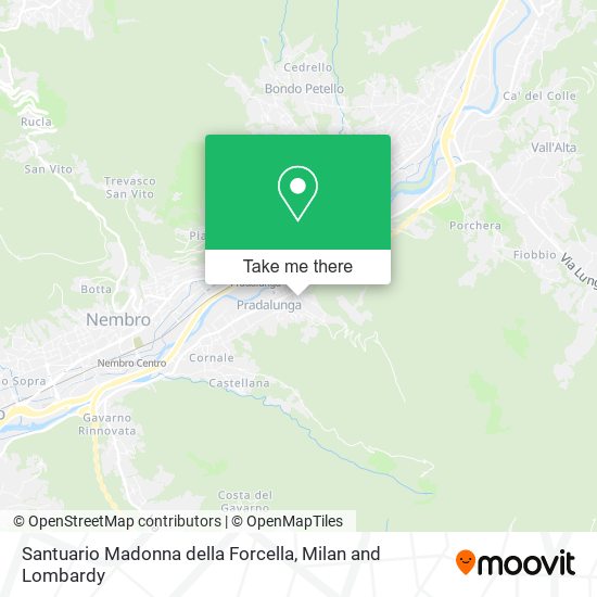 Santuario Madonna della Forcella map