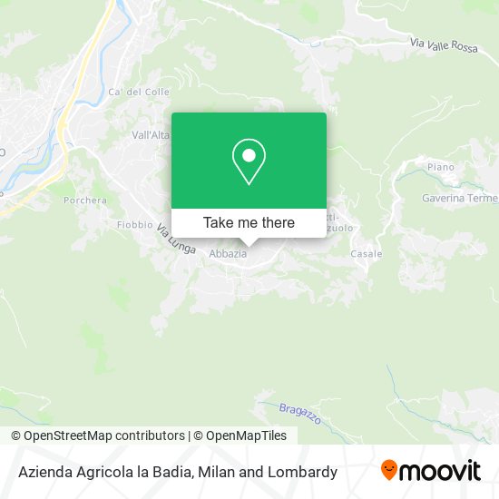 Azienda Agricola la Badia map