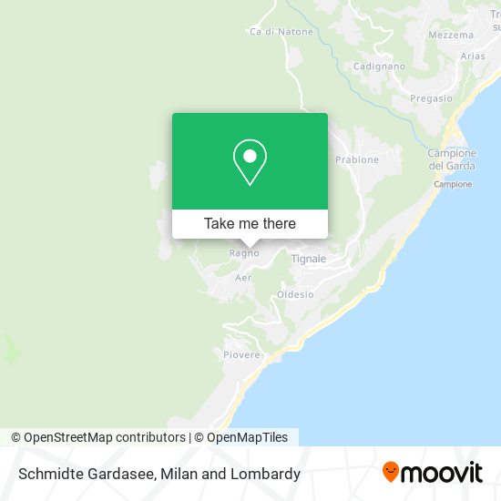 Schmidte Gardasee map