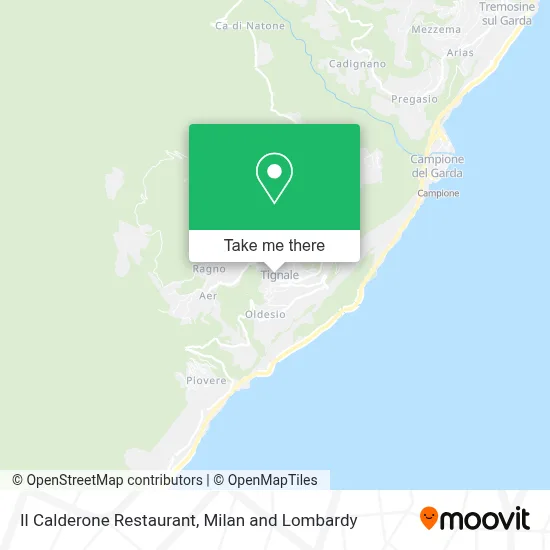 Il Calderone Restaurant map