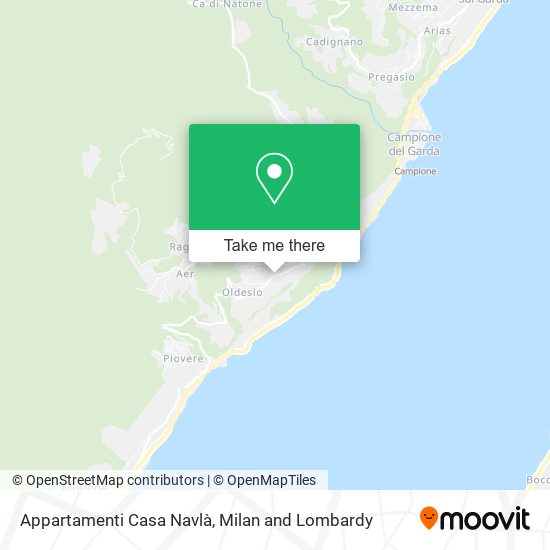Appartamenti Casa Navlà map