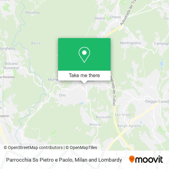 Parrocchia Ss Pietro e Paolo map