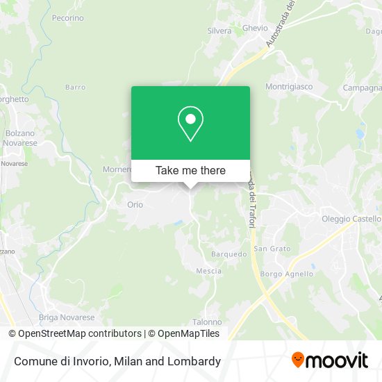 Comune di Invorio map