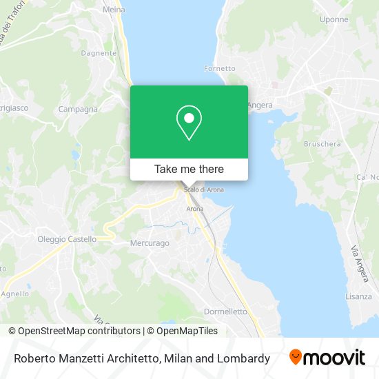 Roberto Manzetti Architetto map