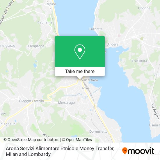 Arona Servizi Alimentare Etnico e Money Transfer map