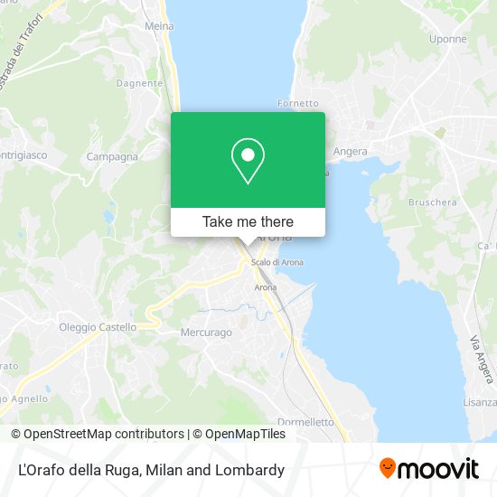 L'Orafo della Ruga map