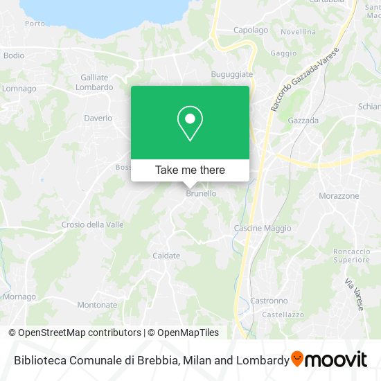 Biblioteca Comunale di Brebbia map