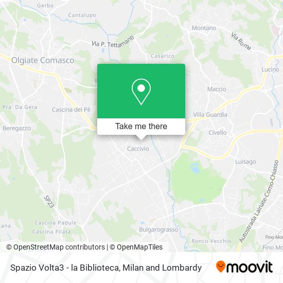 Spazio Volta3 - la Biblioteca map