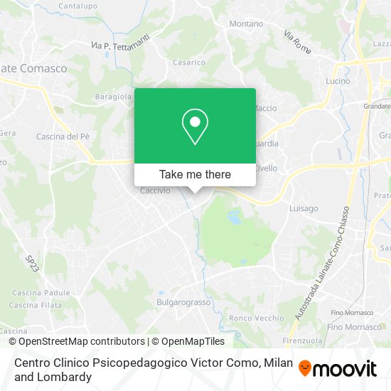 Centro Clinico Psicopedagogico Victor Como map