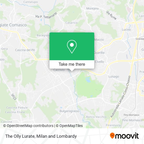 The Olly Lurate map
