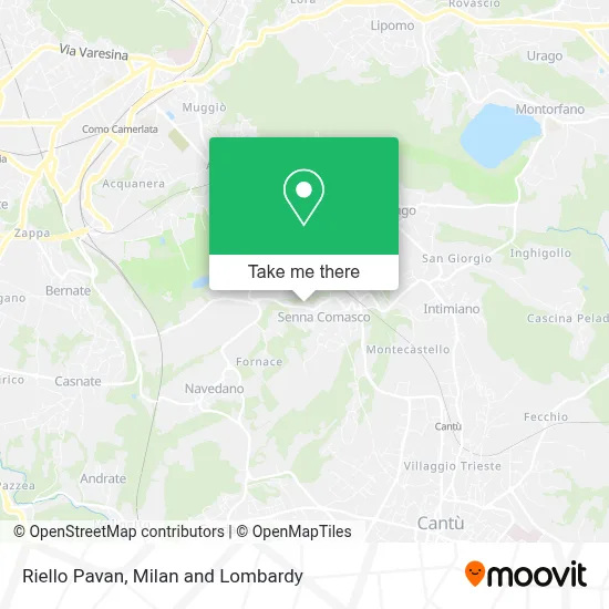 Riello Pavan map