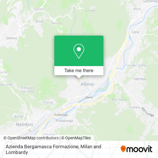 Azienda Bergamasca Formazione map