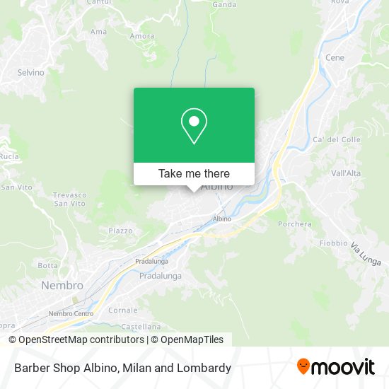 Barber Shop Albino map