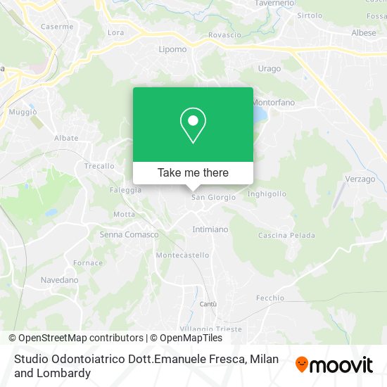 Studio Odontoiatrico Dott.Emanuele Fresca map