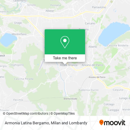 Armonia Latina Bergamo map