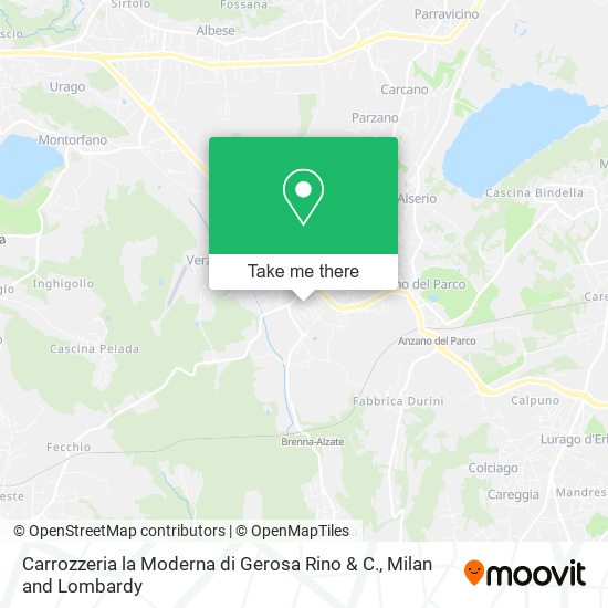 Carrozzeria la Moderna di Gerosa Rino & C. map