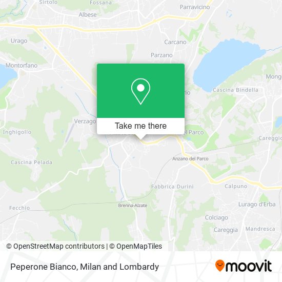 Peperone Bianco map