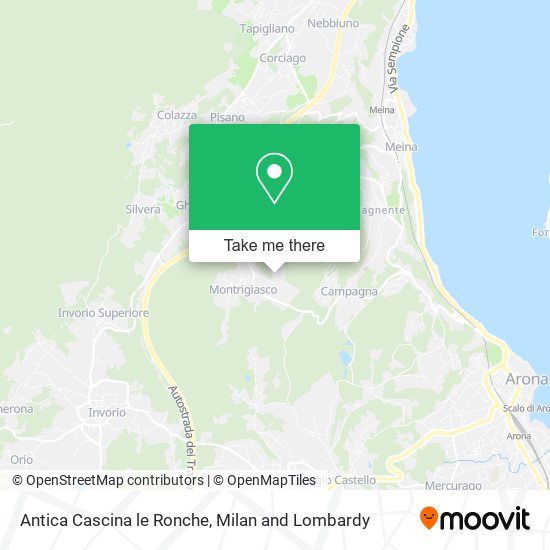 Antica Cascina le Ronche map