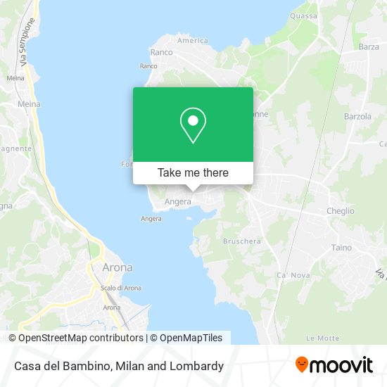 Casa del Bambino map