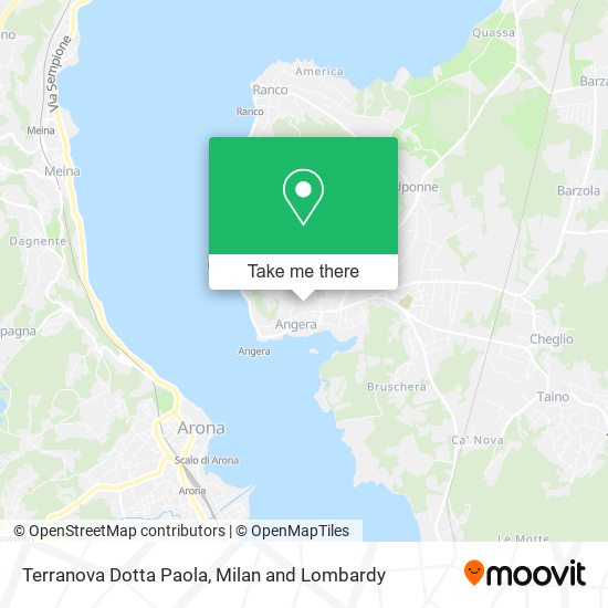 Terranova Dotta Paola map