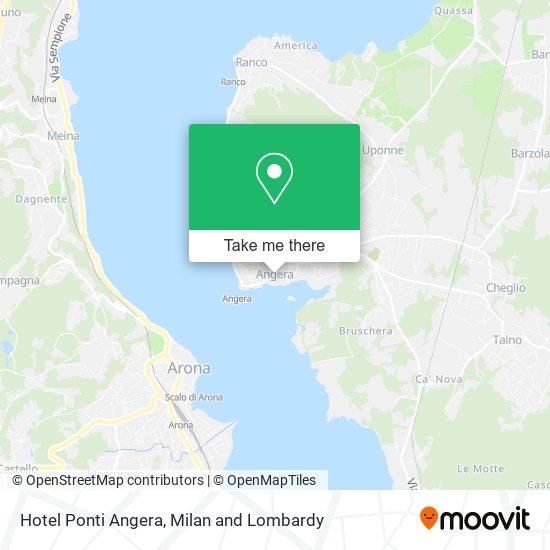 Hotel Ponti Angera map