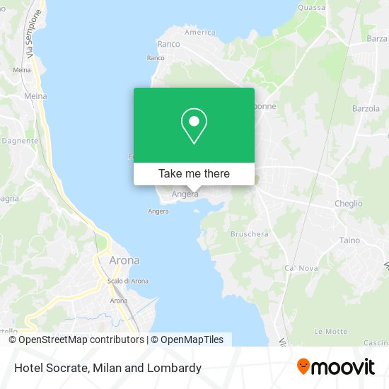 Hotel Socrate map