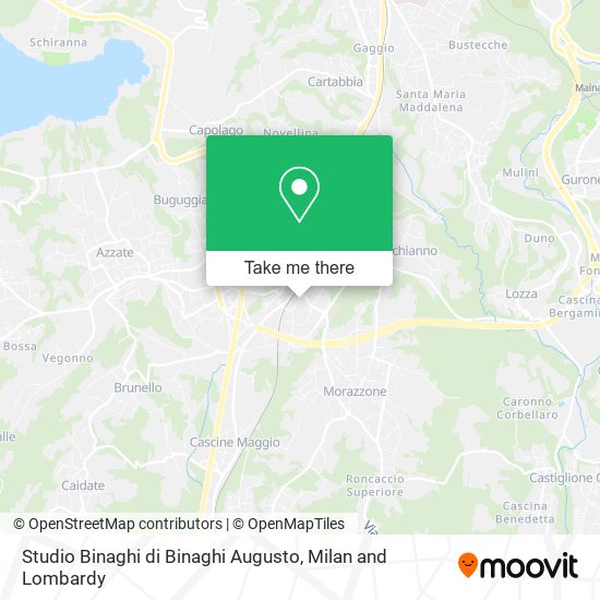 Studio Binaghi di Binaghi Augusto map
