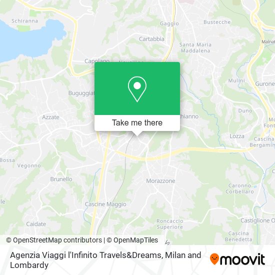 Agenzia Viaggi l'Infinito Travels&Dreams map