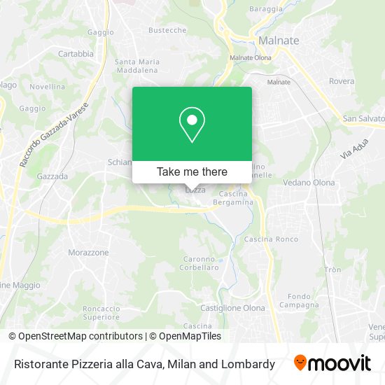 Ristorante Pizzeria alla Cava map