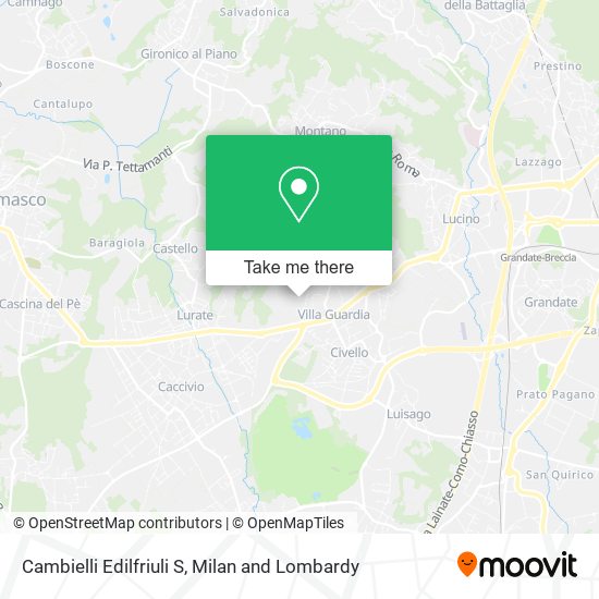 Cambielli Edilfriuli S map