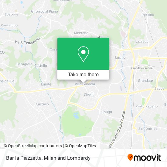 Bar la Piazzetta map