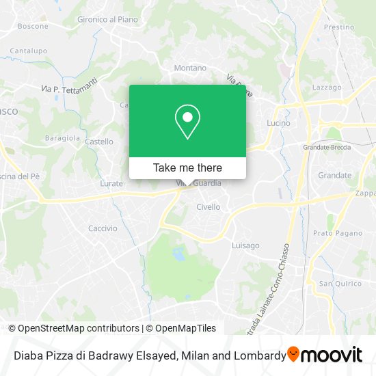 Diaba Pizza di Badrawy Elsayed map