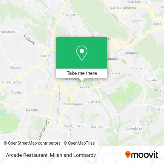 Arcade Restaurant map