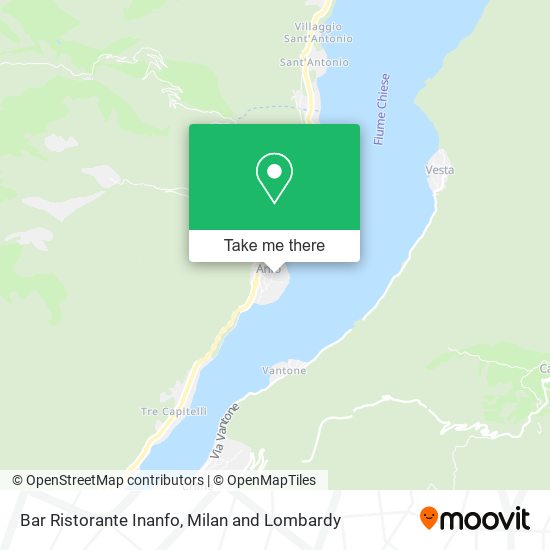 Bar Ristorante Inanfo map