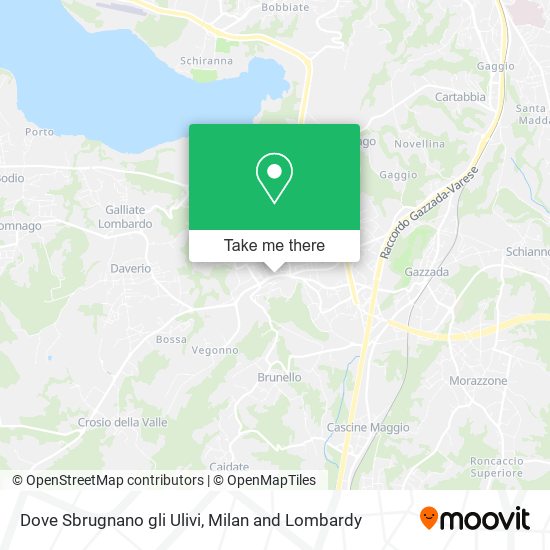 Dove Sbrugnano gli Ulivi map