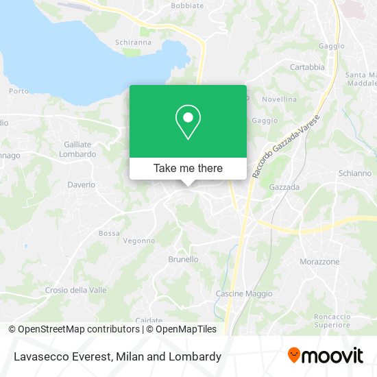 Lavasecco Everest map