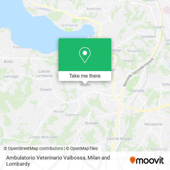 Ambulatorio Veterinario Valbossa map