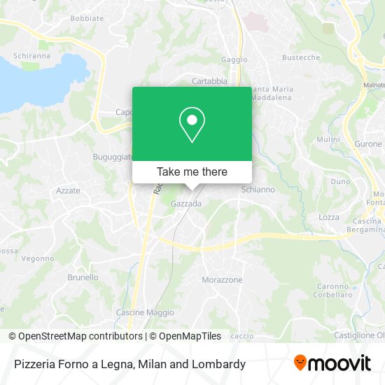 Pizzeria Forno a Legna map