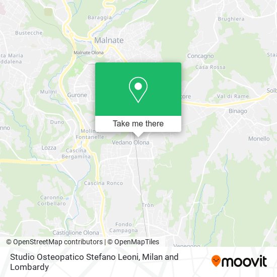 Studio Osteopatico Stefano Leoni map