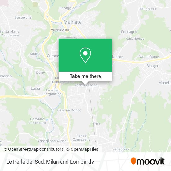 Le Perle del Sud map