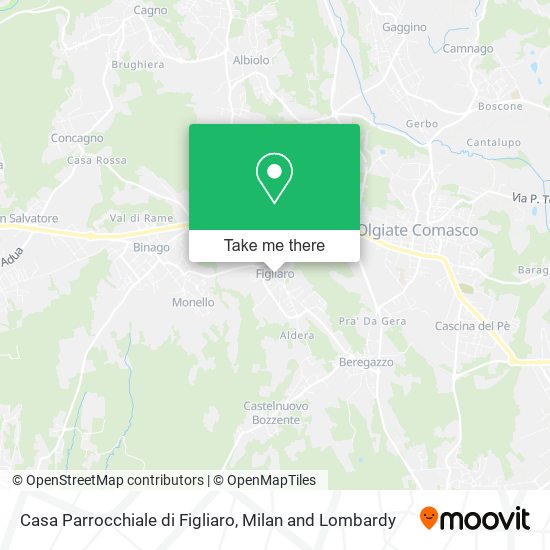 Casa Parrocchiale di Figliaro map