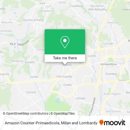 Amazon Counter-Primaedicola map