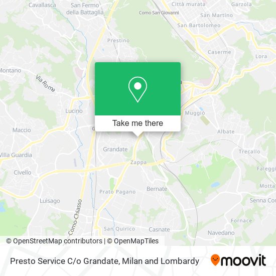 Presto Service C/o Grandate map
